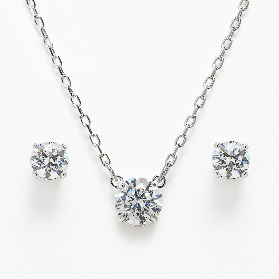 スワロフスキー　ネックレス　ピアスセット スワロフスキー SWAROVSKI ネックレス ピアス セット Attract