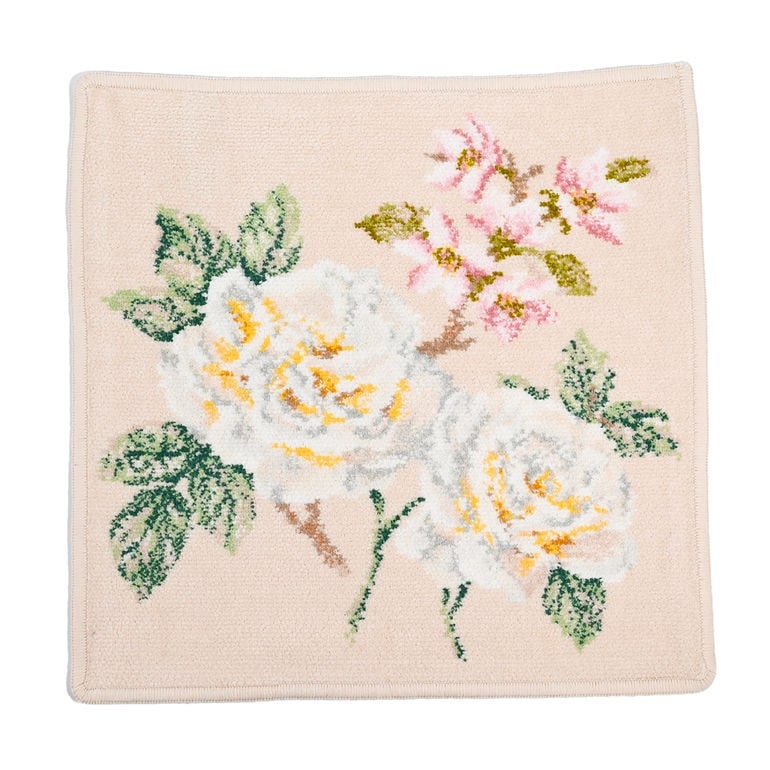 フェイラー FEILER ハンカチ ハンドタオル 30cm レディース VANILLA ROSE バニラローズ ベージュ 刺しゅう名入れ可有料 名入れギフト ネコポス限定 送料無料<br>【スペシャルラッピング660円(別売り)】