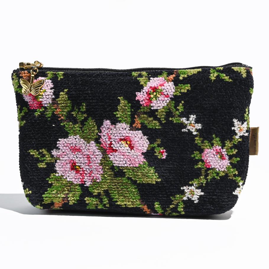 フェイラー FEILER ポーチ コスメポーチ AMELIE アメリ ブラック ネコポス限定 送料無料<br>【スペシャルラッピング660円(別売り)】