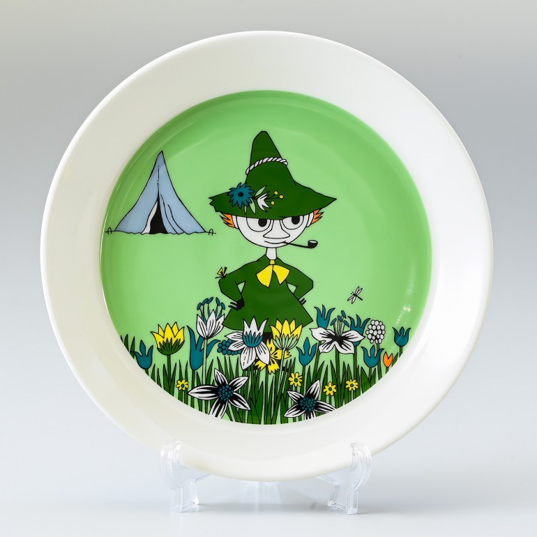 アラビア ARABIA プレート 19.5cm 絵皿 ムーミンコレクション スナフキン SNUFKIN トーベ・ヤンソン 1015566 北欧食器 洋食器【スペシャルラッピングB対応(別売り)】