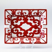 エルメス HERMES モザイク ヴァンキャトル プラチナ 35089P 16cm×12cm