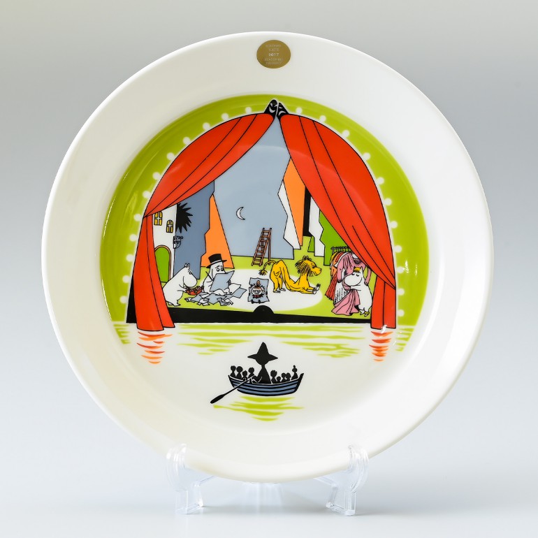 アラビア ARABIA 夏限定 プレート 19.5cm 絵皿 ムーミンコレクション ムーミン サマー 2017 ムーミン谷の夏まつり トーベ・ヤンソン 1023451 北欧食器 洋食器 名入れ可有料【スペシャルラッピング660円(別売り)】