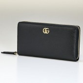 グッチ GUCCI マネークリップ式 二つ折り財布 GGスプリーム メンズ 札
