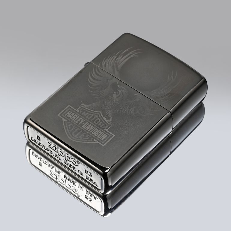 ZIPPO ジッポー ライター ジッポ ハーレーダビッドソン シルバー 49044