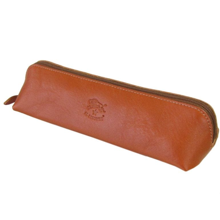 イルビゾンテ IL BISONTE ペンケース メンズ レディース バケッタレザー CARAMEL キャラメル ヤキヌメ C0562 P 145【スペシャルラッピング660円(別売り)】