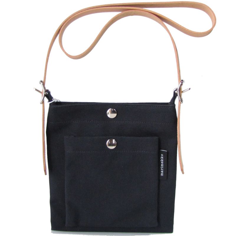 マリメッコ marimekko バッグ Pasi ショルダーバッグ ブラック