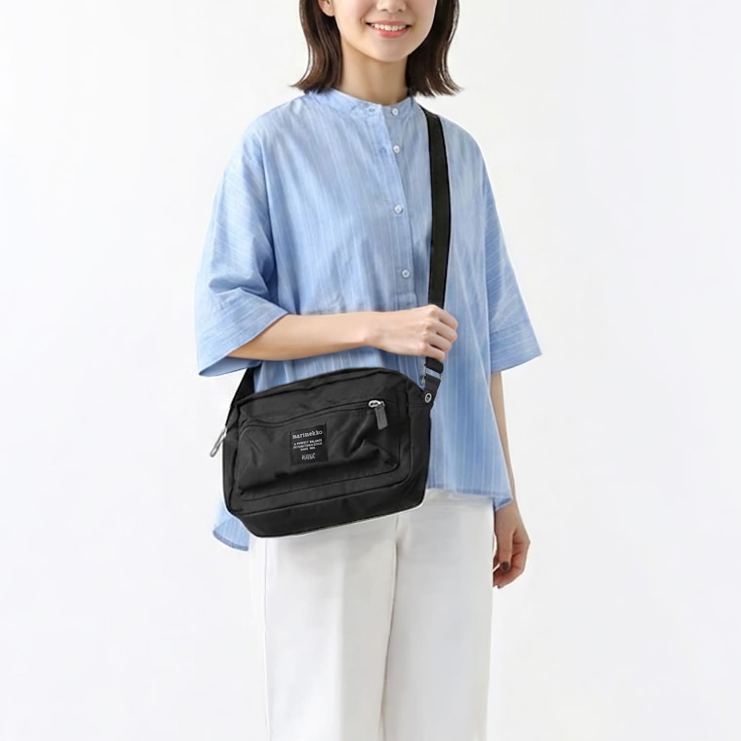マリメッコ marimekko バッグ ショルダーバッグ My Things ブラック 047241 999 北欧雑貨 北欧デザイン (092519-999)