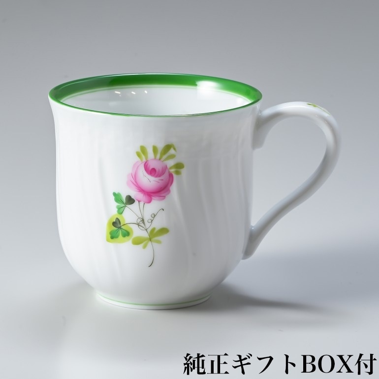 【名入れ可有料】 純正BOX付 ヘレンド マグカップ ウィーンのバラ マグ 洋食器 200ml 1739000 VRH 1739 【01739000-VRH】【スペシャルラッピング660円(別売り)】