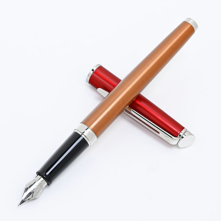 WATERMAN メトロポリタン エッセンシャル サンセットオレンジCT 万年筆 Amazon | WATERMAN ウォーターマン 公式 万年筆 F 細字