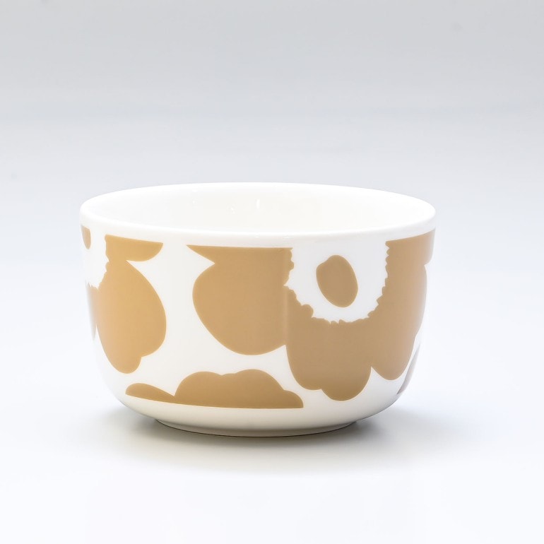 【名入れ可有料】マリメッコ marimekko ボウル 9.5cm 250ml 食器 深鉢 UNIKKO ウニッコ ホワイト×ベージュ 070400 180 北欧食器 洋食器【スペシャルラッピング660円(別売り)】