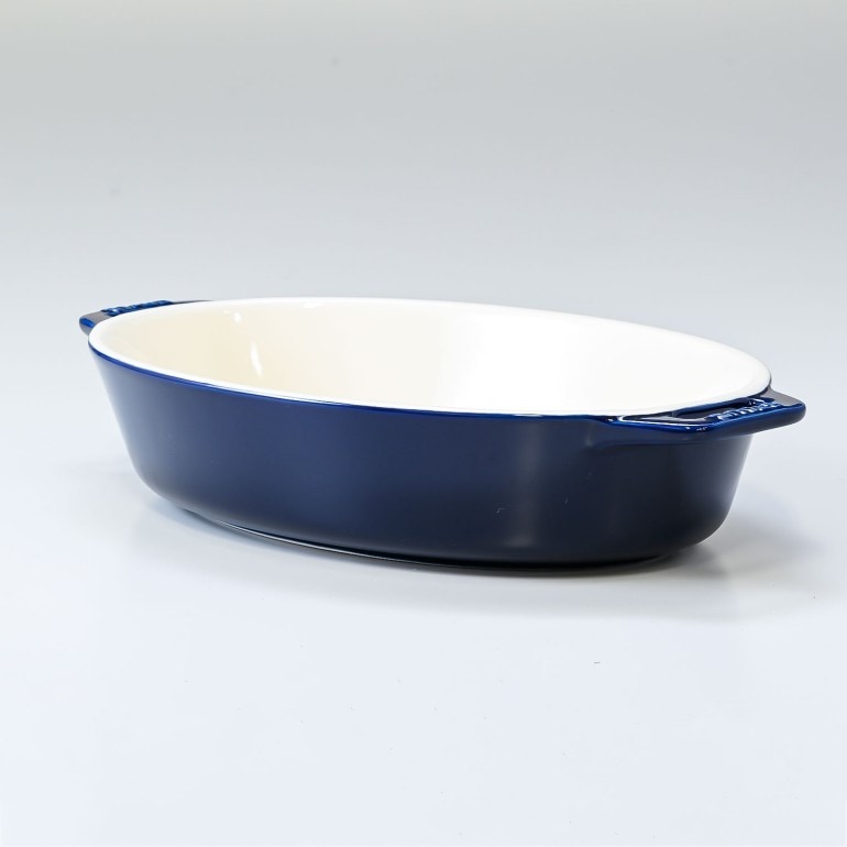 ストウブ staub オーバルディッシュ 23cm セラミック Roasting Dish oval Dark Blue ダークブルー 40511-157-0 洋食器