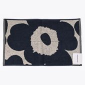 マリメッコ marimekko タオル ゲストタオル フェイスタオル 30×50cm UNIKKO ウニッコ コットン×ダークブルー 070527 851/74031 851 名入れ 刺しゅう可有料 
