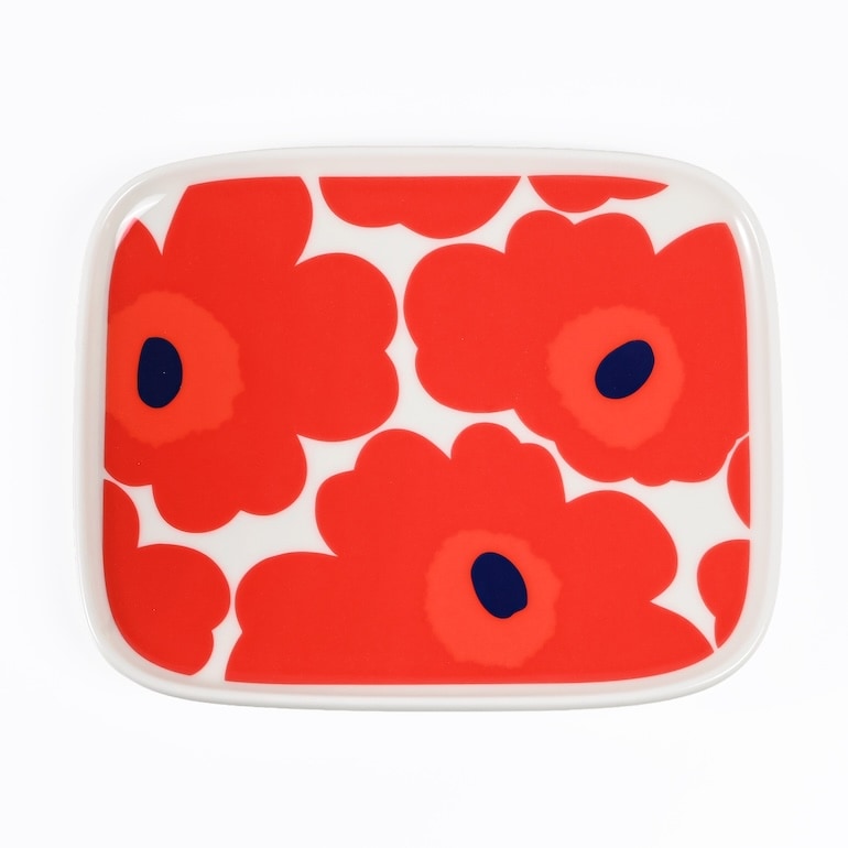 名入れ可有料】マリメッコ marimekko プレート スクエア 15cm×12cm