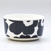 マリメッコ marimekko ボウル 12.5cm 500ml 食器 深鉢 UNIKKO ウニッコ ブラック×ホワイト 070638 190 名入れ可有料 北欧食器 洋食器【スペシャルラッピングB対応(別売り)】