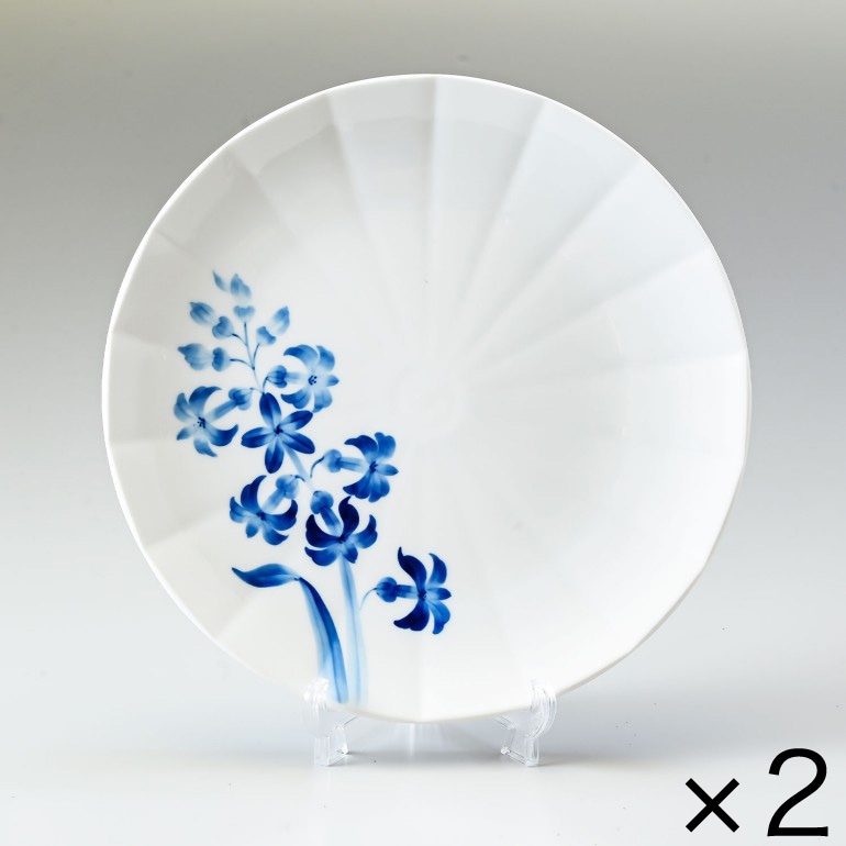 2個セット ロイヤルコペンハーゲン ブロムスト ヒヤシンス プレート 22.5cm 1025299（2902622） 北欧食器 洋食器 ROYAL COPENHAGEN【スペシャルラッピング660円(別売り)】