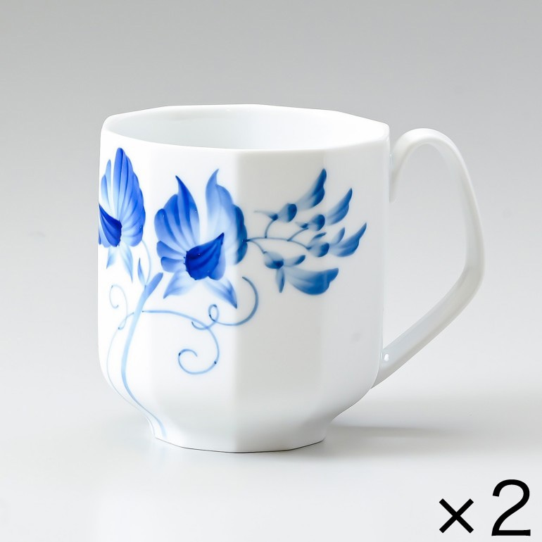 2個セット ロイヤルコペンハーゲン ブロムスト スイートピー マグカップ 330ml 1025326（2904103） 北欧食器 洋食器 ROYAL COPENHAGEN【スペシャルラッピング660円(別売り)】