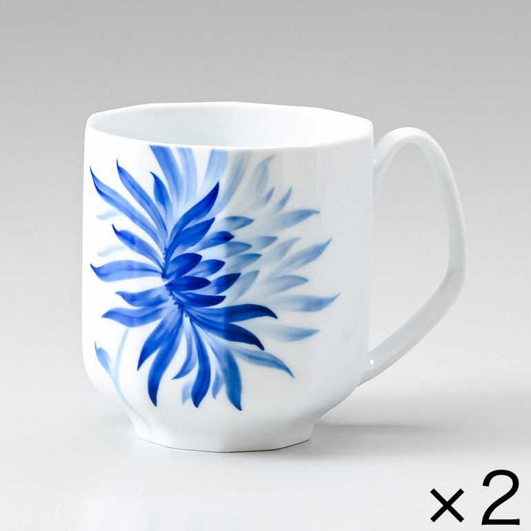 2個セット ロイヤルコペンハーゲン ブロムスト ダリア マグカップ 330ml 1025328（2901103） 北欧食器 洋食器 ROYAL COPENHAGEN【スペシャルラッピング660円(別売り)】