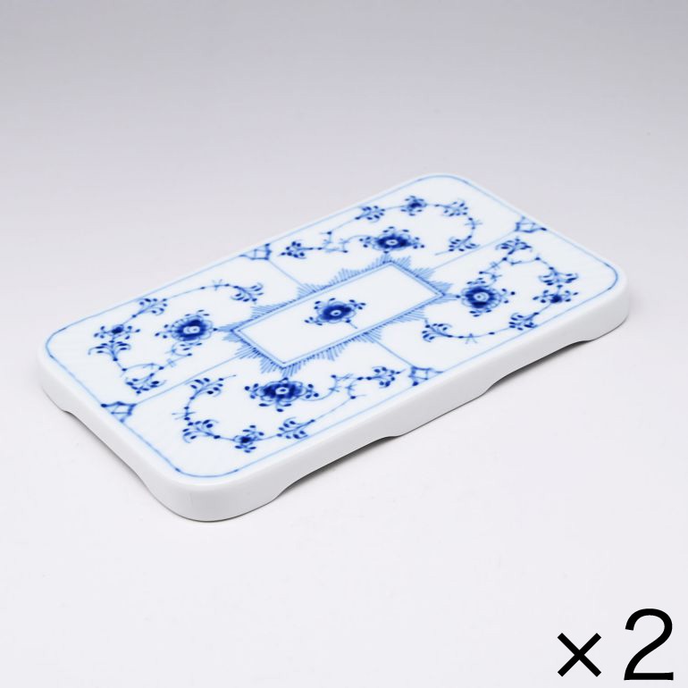 2個セット ロイヤルコペンハーゲン ブルーフルーテッド プレイン ボード プレート バターディッシュ 1101362(1052387) 北欧食器 洋食器 ROYAL COPENHAGEN【スペシャルラッピング660円(別売り)】