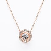 スワロフスキー SWAROVSKI ネックレス レディース SPARKLING DANCE スパークリング ダンス ローズゴールド クリア 5272364【スペシャルラッピング660円(別売り)】|ネ