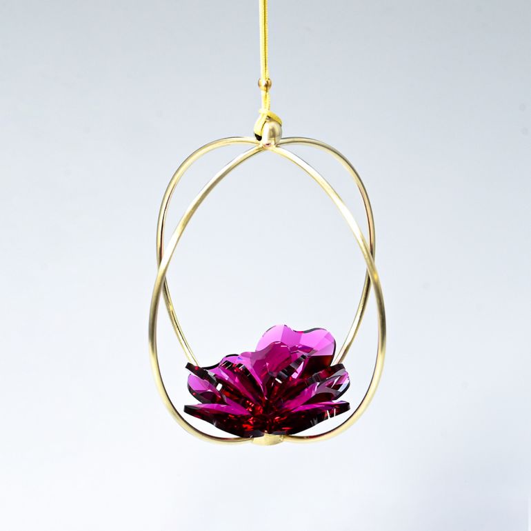 スワロフスキー SWAROVSKI オーナメント Garden Tales MAGUNORIA ローズ ボール L 5557805 インテリア オブジェ 置物【スペシャルラッピング660円(別売り)】