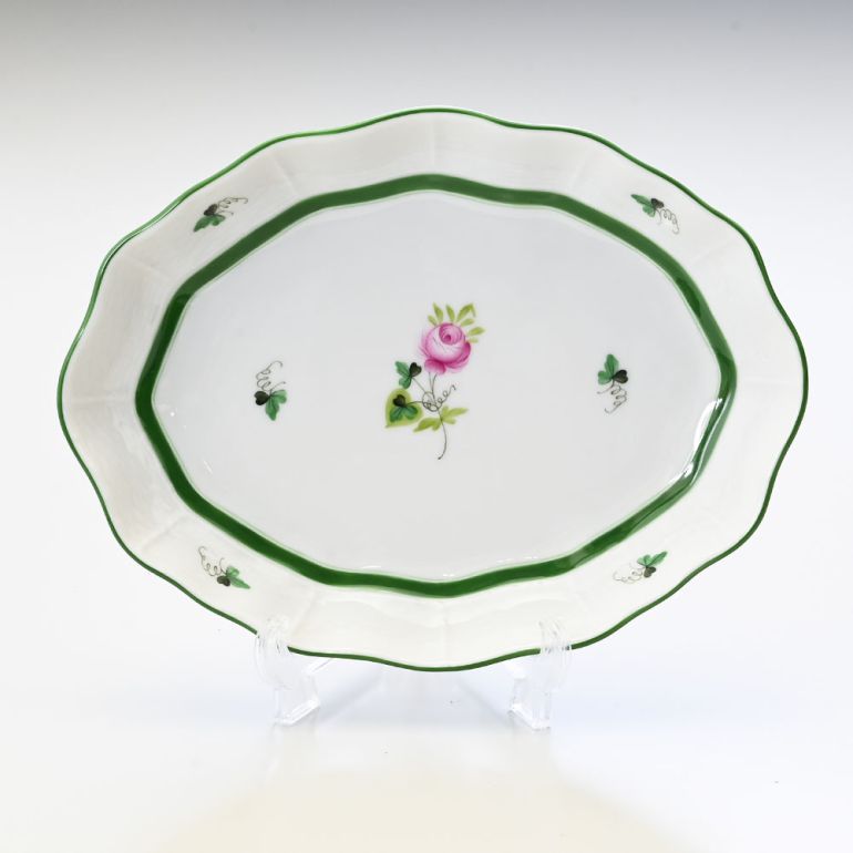 ヘレンド ファンシーディッシュ ウィーンのバラ プレート 洋食器 19.5cm 213000 VRH【00213000-VRH】【スペシャルラッピング660円(別売り)】