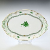 ヘレンド パーティートレイ ウィーンのバラ プレート 洋食器