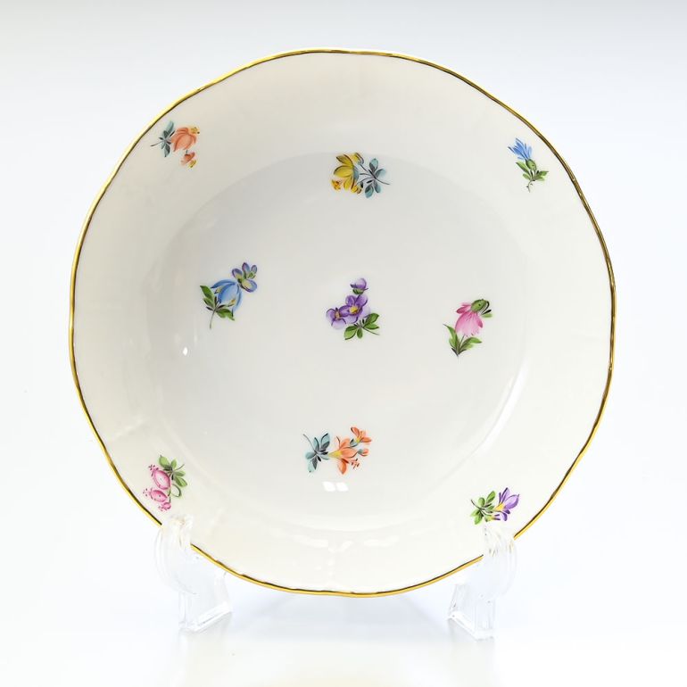 ヘレンド フルーツボウル ミルフルール 洋食器 手描き 13.5cm 704100 MF 【00704100-MF】【スペシャルラッピング660円(別売り)】