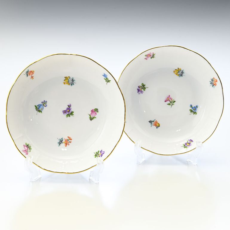 ヘレンド フルーツボウル ペア 2個セット ミルフルール 洋食器 手描き 13.5cm 704100 MF 【00704100-MF】【スペシャルラッピング660円(別売り)】