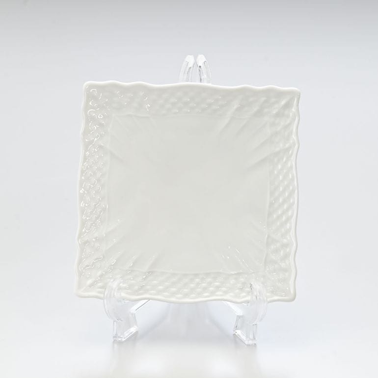 リチャードジノリ ジノリ1735 ベッキオホワイト スクエアプレート 10ｃｍ プレート 皿 洋食器 白い食器 002RG00FPT120 010XB0【スペシャルラッピング660円(別売り)】