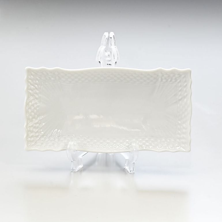 リチャードジノリ ジノリ1735 Richard Ginori ベッキオホワイト プレート 15.5cm×8cm 長方形皿 洋食器 白い食器 002RG00FVS140 15X8B0【スペシャルラッピング660円(別売り)】