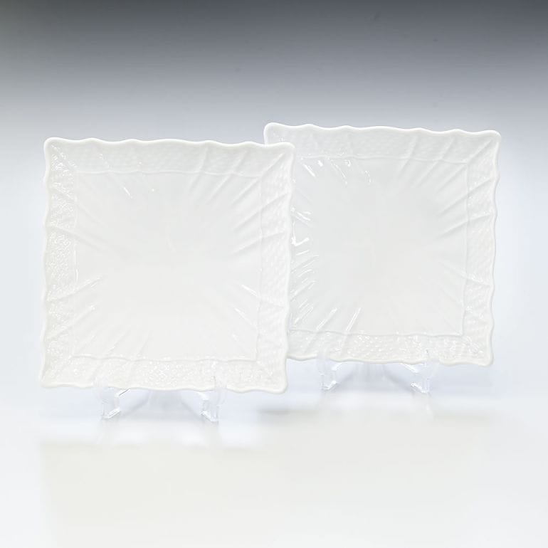 リチャードジノリ ジノリ1735 Richard Ginori ペア 2個セット ベッキオホワイト スクエアプレート 15ｃｍ プレート 皿 洋食器 白い食器 002RG00FPT120 015XB0【スペシャルラッピング1100円(別売り)】