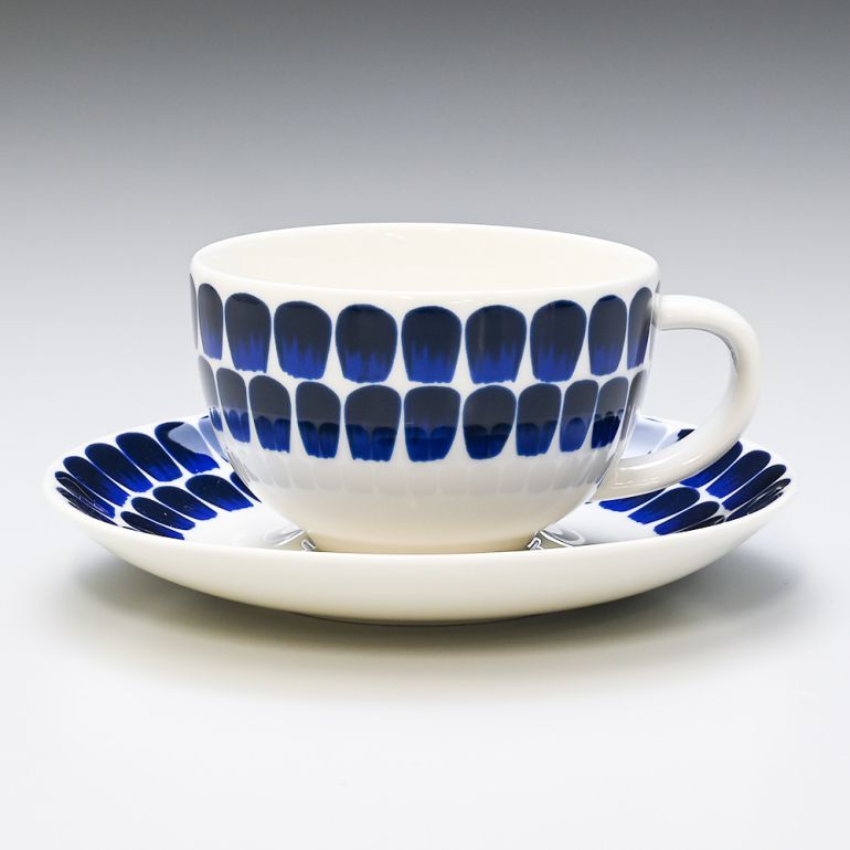 アラビア ARABIA 24h トゥオキオ TUOKIO カップ&ソーサー ブルー マグカップ 260ml プレート ソーサー 17cm 1006144 1005551 北欧食器 洋食器 名入れ可有料 カップアンドソーサー 【スペシャルラッピング1100円(別売り)】
