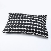 マリメッコ marimekko ピローケース 枕カバー 50×70cm ドット柄×ブラック×ホワイト 070583 190 北欧雑貨 北欧デザイン クロネコゆうパケット限定 送料無料 【スペシャルラッ