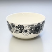 マリメッコ marimekko ボウル Siirtolapuutarha シイルトラプータルハ 900ml 絵柄×ブラック×ホワイト 069675 190 名入れ可有料 北欧食器 洋食器【スペシャルラ