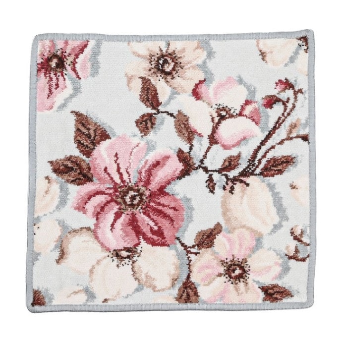 フェイラー FEILER ハンカチ ハンドタオル 30cm レディース レンテンローズ グレー 刺しゅう名入れ可有料 名入れギフト ネコポス限定 送料無料<br>【スペシャルラッピング660円(別売り)】