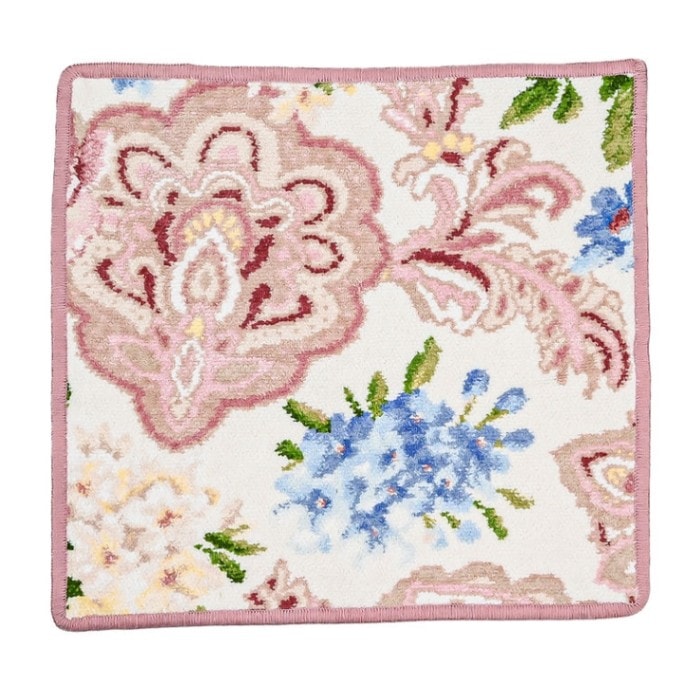 フェイラー FEILER ハンカチ ハンドタオル 30cm レディース アンシア オフホワイト ローズ 刺しゅう名入れ可有料 名入れギフト ネコポス限定 送料無料<br>【スペシャルラッピング660円(別売り)】