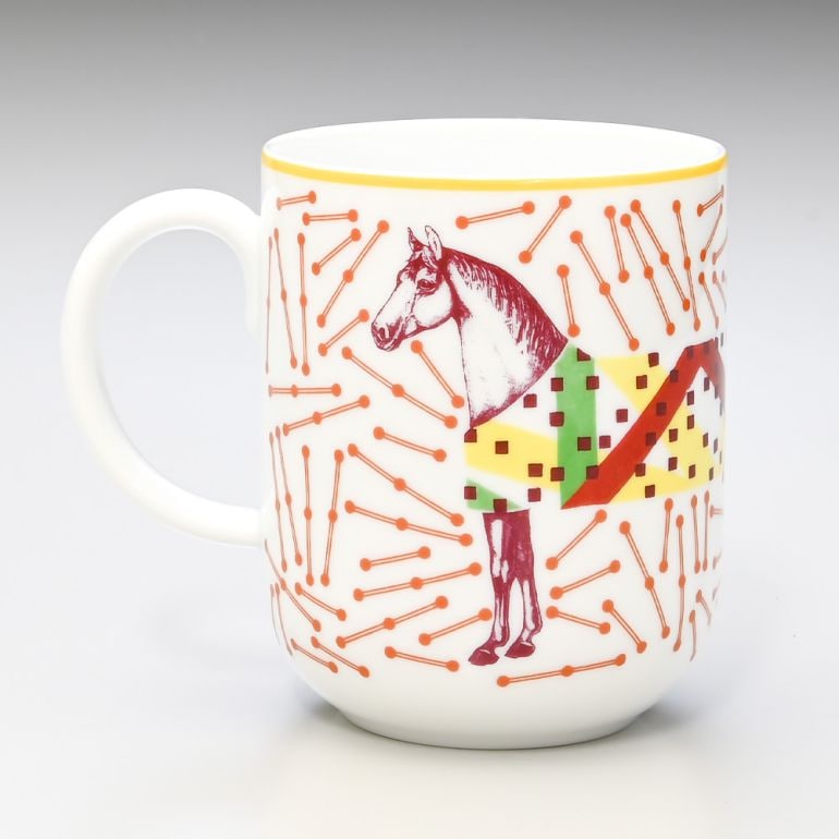 エルメス HERMES マグカップ 380ml イポモビル HIPPOMOBILE 048131P 洋食器  【スペシャルラッピング660円(別売り)】