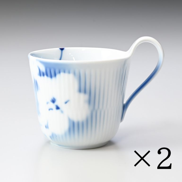 2枚セット ロイヤルコペンハーゲン 20周年記念シリーズ メガローズ マグカップ ハイハンドル 330ml 2300090(1061043) 北欧食器 洋食器 ROYAL COPENHAGEN【スペシャルラッピング660円(別売り)】