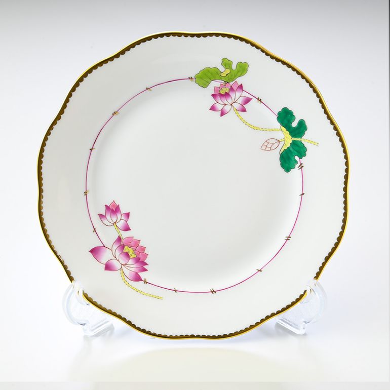 ヘレンド HEREND デザートプレート ナルシス NEシリーズ プレート 洋食器 19cm 皿 手描き 20517000 NE【スペシャルラッピング660円(別売り)】