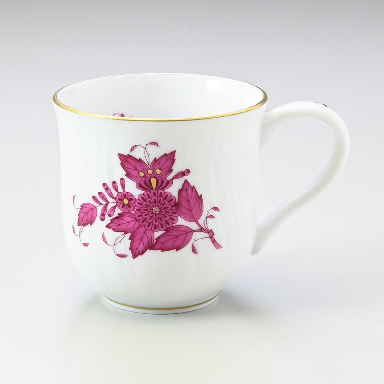 ヘレンド HEREND マグカップ アポニーピンク APシリーズ マグ 洋食器 200ｍl 手描き 1739000 AP 01739000-AP 名入れ可有料【スペシャルラッピング660円(別売り)】