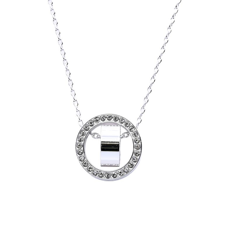 スワロフスキー SWAROVSKI Hollow ペンダント サークル シルバー スワロフスキー SWAROVSKI ネックレス ホロウ Hollow ペンダント