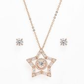 スワロフスキー SWAROVSKI ネックレス ピアス セット Hyperbola スワロフスキー SWAROVSKI ネックレス ピアス セット Hyperbola