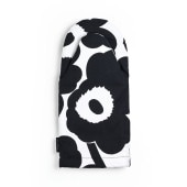 マリメッコ marimekko ミトン 鍋つかみ Pieni Unikko ピエニ ウニッコ ブラック×ホワイト 069807 190 刺しゅう可有料 北欧雑貨 北欧デザイン クロネコゆうパケット限定