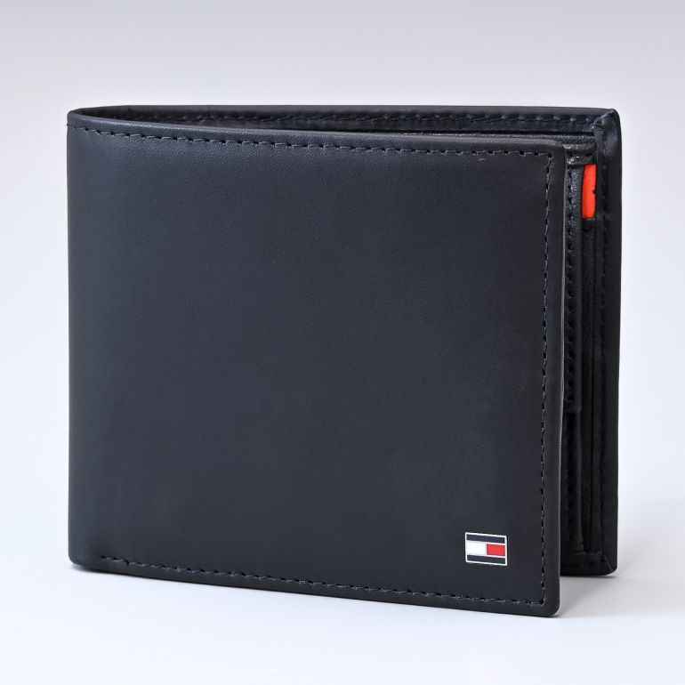 トミーヒルフィガー Tommy Hilfiger 二つ折り財布 メンズ ブラック s Bk Tommy Hilfiger 折り財布 エイレベル公式通販 ブランド品をお求めやすく提供
