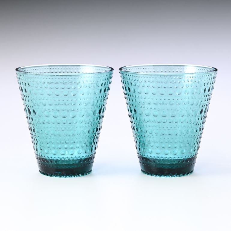 イッタラ iittala カステヘルミ 300ml タンブラー ペア Kastehelmi シーブルー 1027323 北欧食器 洋食器【スペシャルラッピング660円(別売り)】