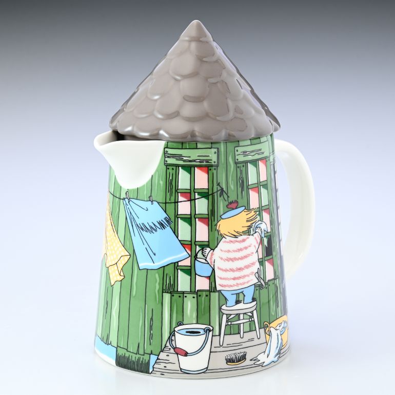 アラビア ARABIA ピッチャー ムーミンシリーズ バスハウス 水差し 1.0L 1055267 北欧食器 洋食器【スペシャルラッピング660円(別売り)】