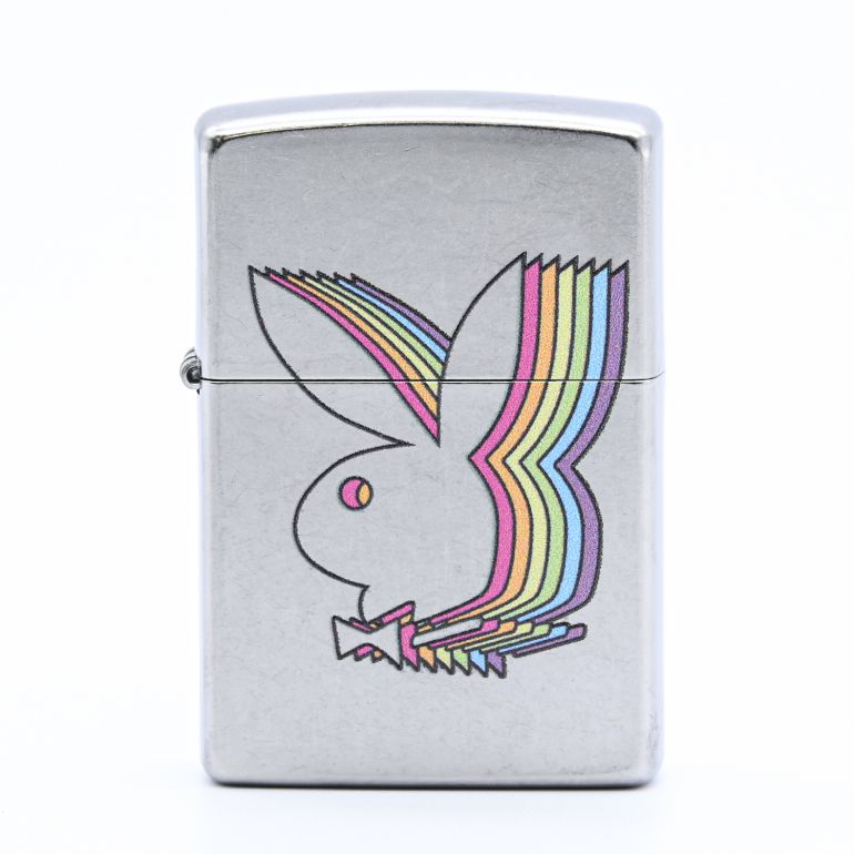 ZIPPO ジッポー ライター Playboy Bunny シルバー系 49343 名入れ可 