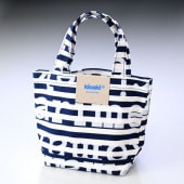マリメッコ marimekko トートバッグ レディース Pieni Ahkera Tasa Logo ダークブルー×オフホワイト 091398 150 北欧雑貨 北欧デザイン|バッグ|Marimek
