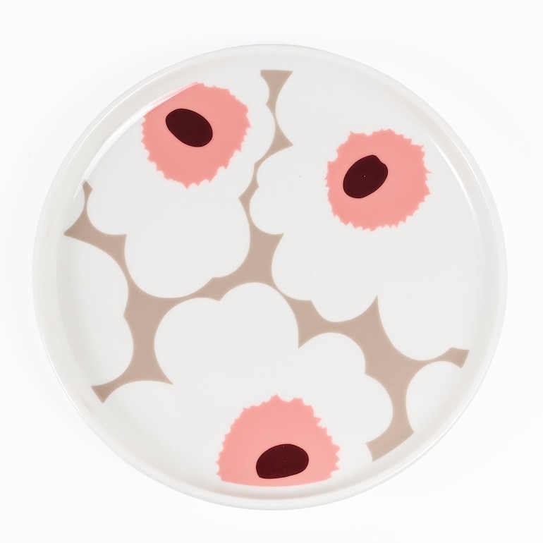 【名入れ可有料】マリメッコ marimekko プレート 13.5cm UNIKKO ウニッコ クレイ×ホワイト 食器 皿 071832 183 北欧食器 洋食器【スペシャルラッピング660円(別売り)】