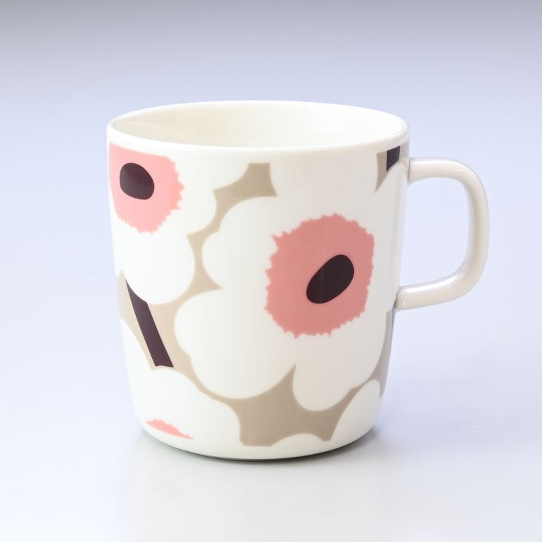 【名入れ可有料】マリメッコ marimekko マグカップ コップ 400ml UNIKKO ウニッコ クレイ×ホワイト 071831 183 北欧食器 洋食器【スペシャルラッピング660円(別売り)】